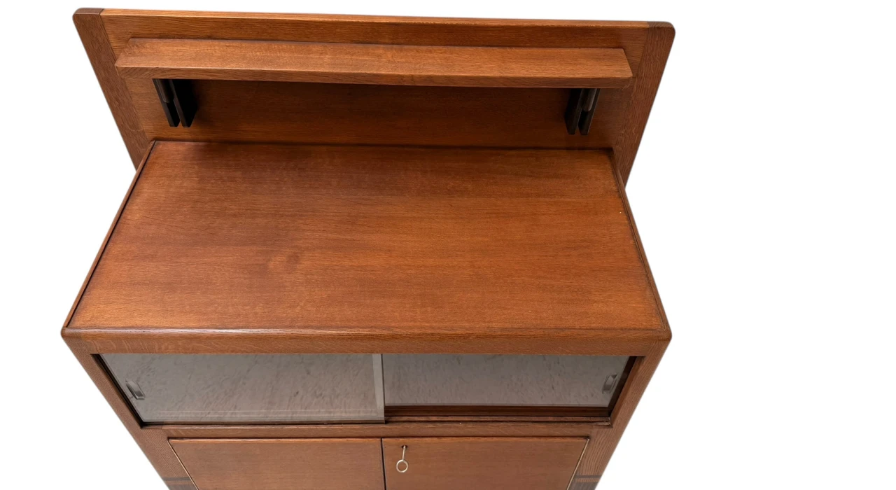 Modernist Art Deco Cabinet by Anton Lucas for N.V. Meubelkunst Leiden, 1920s